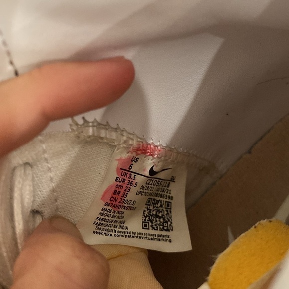 Nike Blazer Mid 77 Summit White Pink sz 6 - Picture 6 of 7